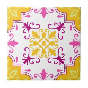 Pink Mosaic Portuguese Mediterranean Tile