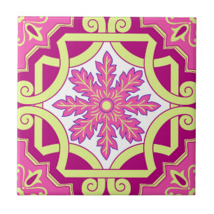 Pink Mosaic Portuguese Mediterranean Tile