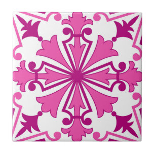 Pink Mosaic Portuguese Mediterranean Tile