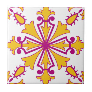 Pink Mosaic Portuguese Mediterranean Tile