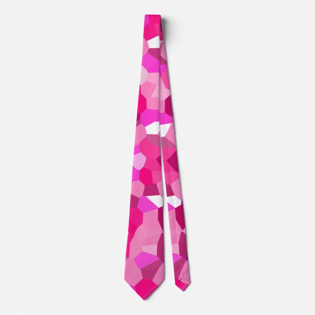 Pink Mosaics Tie (Front)