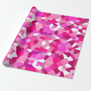 Pink Mosaics Wrapping Paper