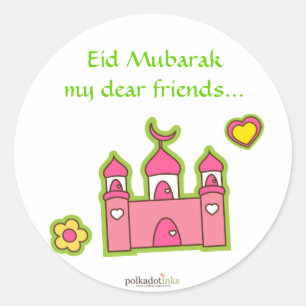 Pink Mosque Stickers