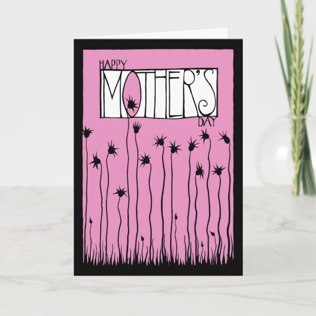 Pink Mother's Day Card (Front)