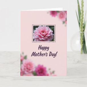 Pink Mothers Day Wishes Card