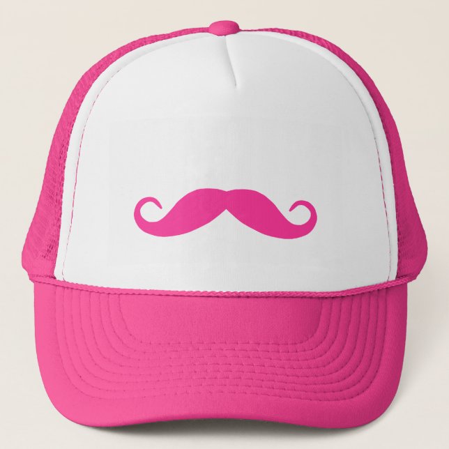 Pink Moustache Hat (Front)