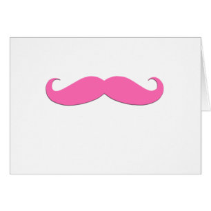 Pink Moustache Humour Create Your Own