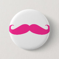 Pink Moustache Stache Design