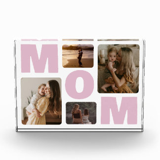 Pink Mum Mothers Day Family Photo Collage 