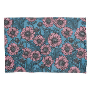 Pink Mums Pillowcase