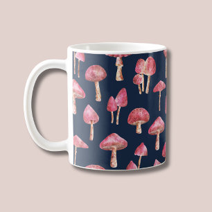 Pink Mushroom Coffee Mug