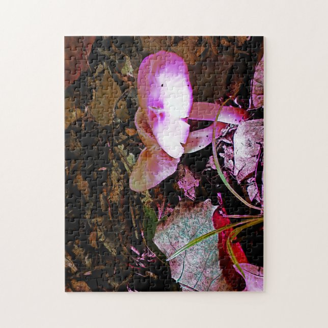 Pink Mushroom  Jigsaw Puzzle (Vertical)