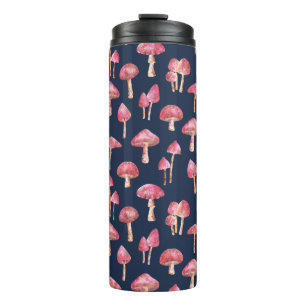 Pink Mushroom Thermal Tumbler