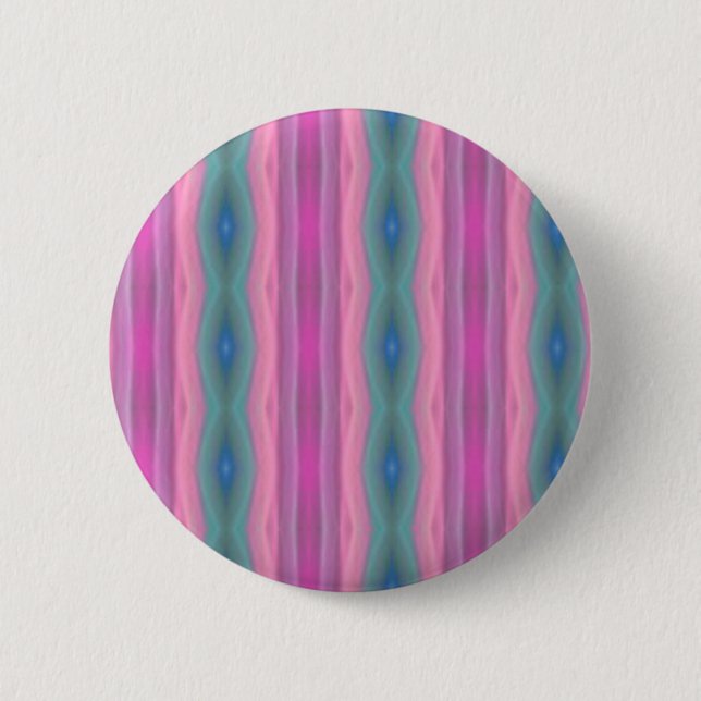 Pink Music 6 Cm Round Badge (Front)