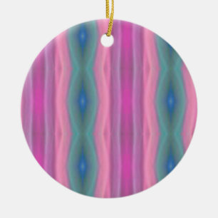 Pink Music Ceramic Ornament