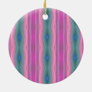 Pink Music Ceramic Tree Decoration