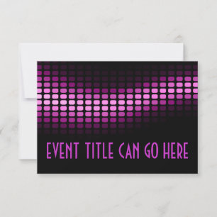 pink musicmeterz invitation