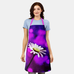 Pink N Amethyst Daisy Apron