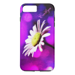Pink N Amethyst Daisy iPhone 7+ case *Personalise