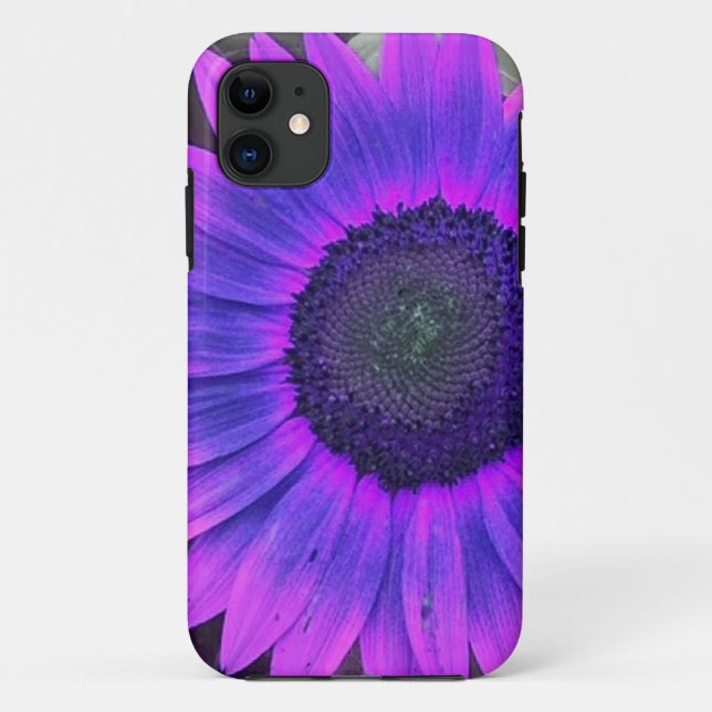 Pink N Purple Sunflower iPhone 5 case (Back)
