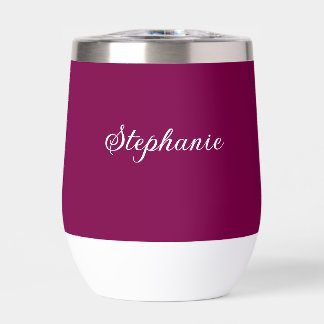 Pink Name Modern Elegant Monogram Boho