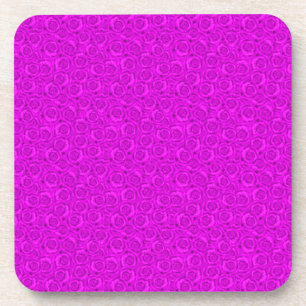 Pink neon coaster