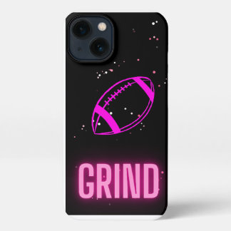 Pink Neon Football Phone Case