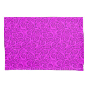 Pink neon  pillowcase