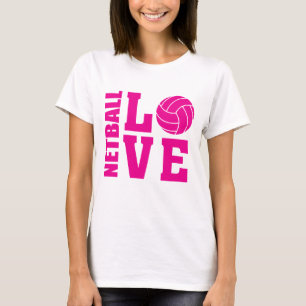 Pink Netball Love, Netball T-Shirt