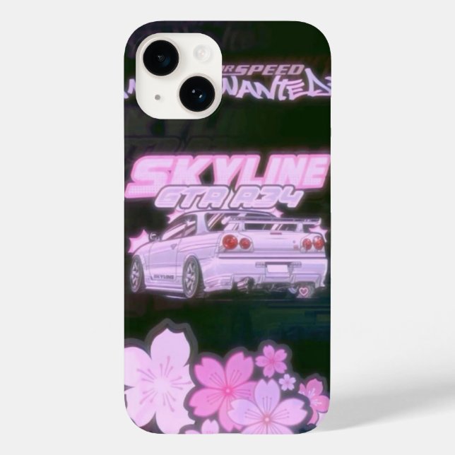  PINK NISSAN GTR PHONE CASES (Back)
