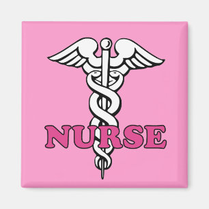 Pink Nurse Magnet