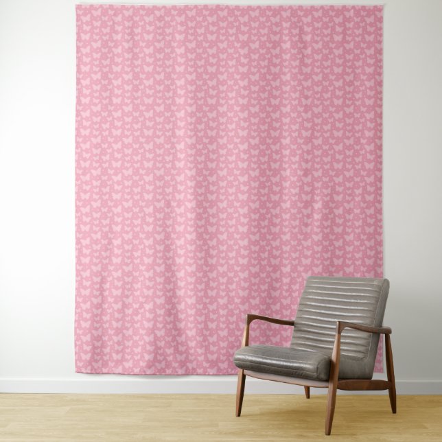 Pink Nursey Decor Tapestry (In Situ)