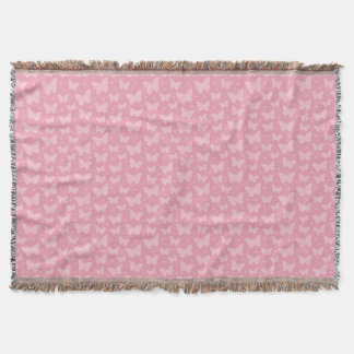Pink Nursey Decor Throw Blanket