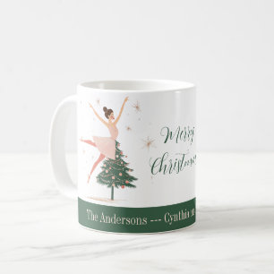 Pink Nutcracker Ballerina Coffee Mug