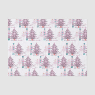 Pink Nutcracker Christmas Gift Tissue Paper
