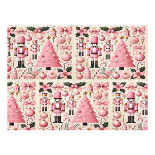 Pink Nutcracker Christmas Tree  Photo Print