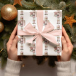 Pink Nutcracker Christmas Wrapping Paper<br><div class="desc">"Add a touch of elegance and whimsy to your holiday gifts with this Pink Nutcracker Christmas Wrapping Paper. Featuring a charming pink-themed nutcracker design, this wrapping paper blends classic holiday tradition with modern, feminine flair. Ideal for ballet lovers, girly holiday décor, or fans of The Nutcracker ballet, it’s a sweet...</div>