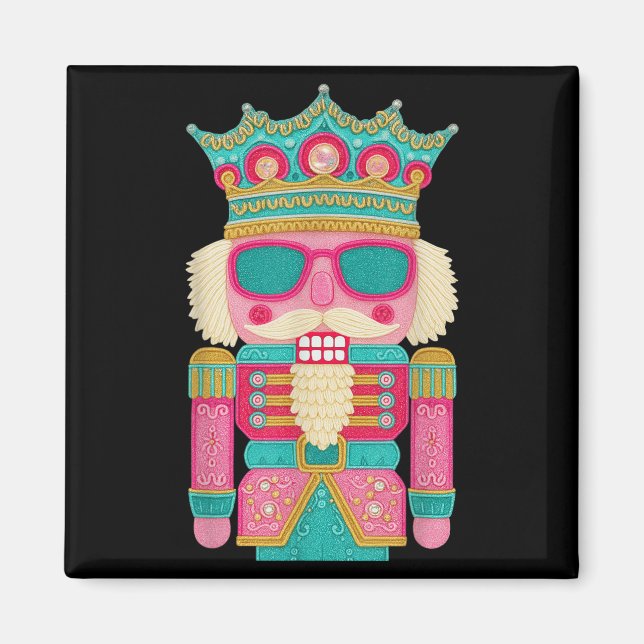 Pink Nutcracker Squad Pink Christmas Ballet Xmas W Magnet (Front)
