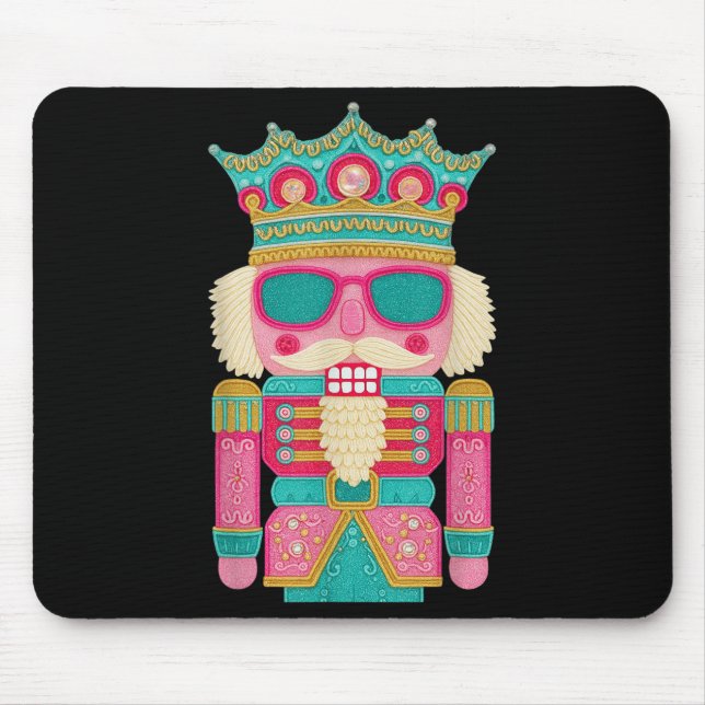 Pink Nutcracker Squad Pink Christmas Ballet Xmas W Mouse Mat (Front)
