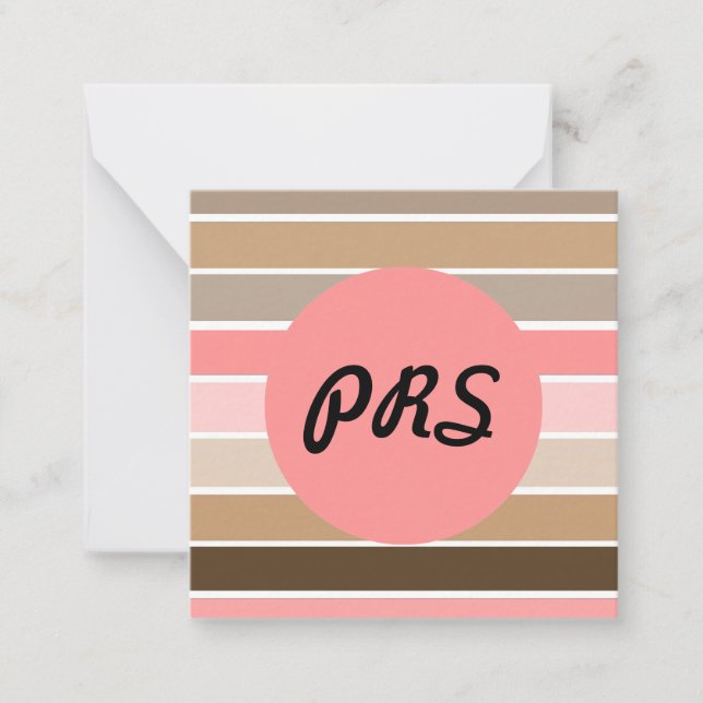 Pink of a Conch Seashell Card (Front)