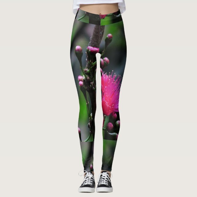 Pink Ohia Leggings (Front)