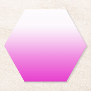 Pink Ombr Gradient Background Design-60416 Paper Coaster
