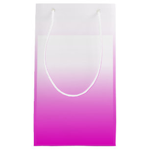 Pink Ombr Gradient Background Design-60416 Small Gift Bag