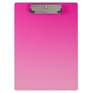 “Pink Ombre” Clipboard