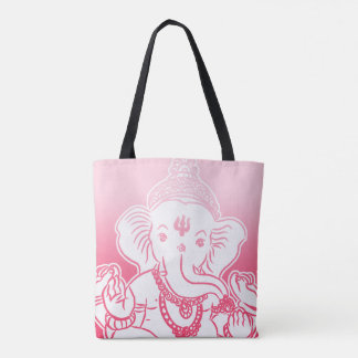 Pink Ombre Ganesh Bag / Tote