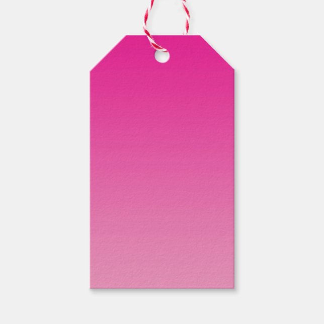 Pink Ombre Gift Tags (Front)