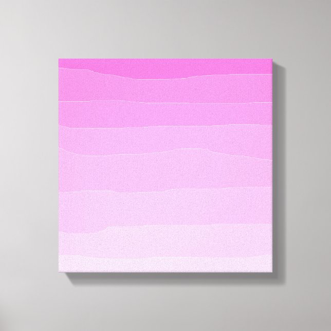 Pink Ombre Original Art Canvas Print (Front)