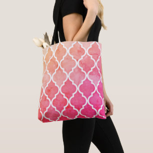 Pink Ombre Sunrise Tote Bag