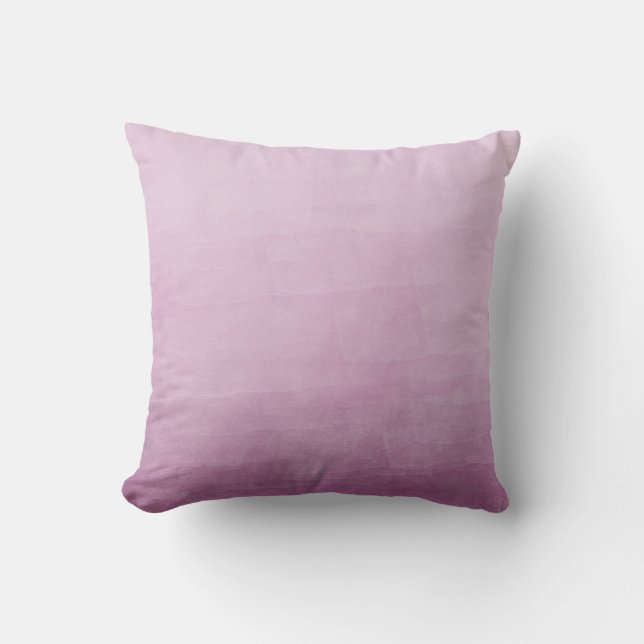 Pink Ombre Watercolor Cushion (Front)