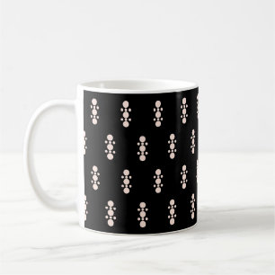 Pink on Black Design Coffee Mug